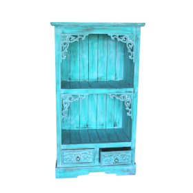 Albasia Bathroom Cabinet - Turquoise wash