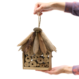 4x Driftwood Bee & Insect Box