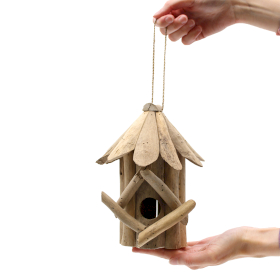 4x Driftwood Birdbox - Small