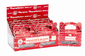 6x Box of 24 pcs Satya Dragon\'s Blood Backflow Dhoop Cone