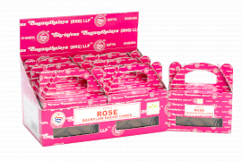 6x Box of 24 pcs Satya Rose  Backflow Dhoop Cone