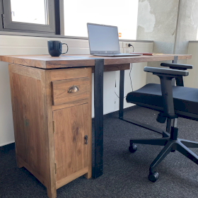 Reclaimed Wood - Office Desk Draws 30x70x35 cm