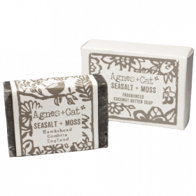 6x 140g Handmade Soap - Seasalt And Moss