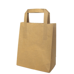 250x XL Kraft Paper Bag - Flat Handles  (320 x 160 x 420 mm)