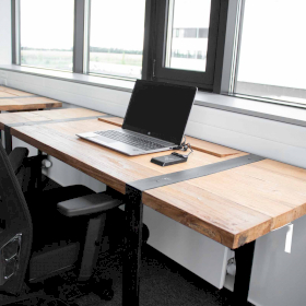 Reclaimed Wood Metal Legs - Office Desk 160x60x75 cm