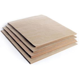 500 Sheets of Greaseproof Kraft Paper 10x10 cm