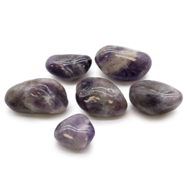 6x Large African Tumble Stones - Amethyst