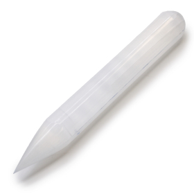Selenite Wand - approx 16 cm (Point one End)
