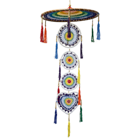 Extra Large Drama Dreamcatcher - Vivid Rainbow