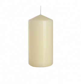 6x Pillar Candle 60x120mm - Ivory