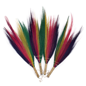 Set 4 - Pampus Broom - Rainbow Colours