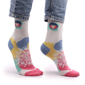 3x Hop Hare Bamboo Socks  - Meditation S/M