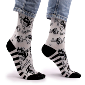 3x Hop Hare Bamboo Socks  - Ying Yang S/M