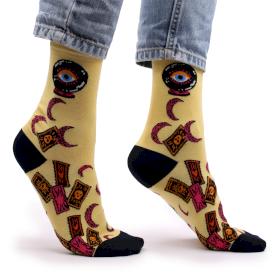 3x Hop Hare Bamboo Socks  - Tarot Cards S/M