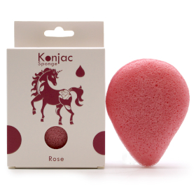 6x Teardrop Konjac Sponge - Rose - Anti-aging