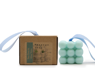 3x Boxed Single Massage Soaps - Tea Tree & Aloe Vera