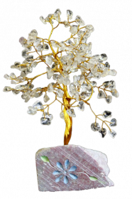 Rock Crystal Gemstone Tree - 320 Stones