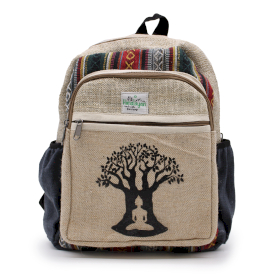 Small Hemp Backpack -  Bohdi Tree Design