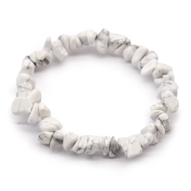 12x Chipstone Bracelet - White Jasper