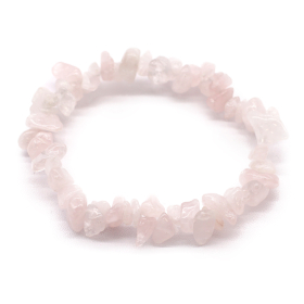 12x Chipstone Bracelet - Rose Quartz