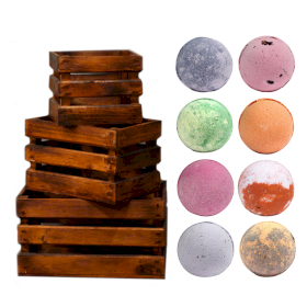 Jumbo Bath Bombs Starter Set - Brown Boxes