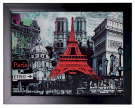 Iconic 3D 34x44cm - Parisian Holiday