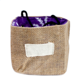 6x Medium Lavender Lining Gift Bag