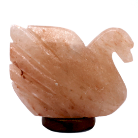 Crafted Salt Lamp - Swan 7x17x14 cm