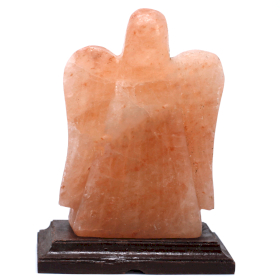 Crafted Salt Lamp - Angel 15x10x21cm