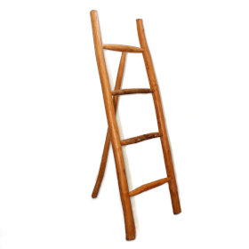 Med Teak Ladder - 1.2m - Natural