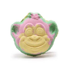 8x Monkey Bathbomb 90g - Guava & Strawberry