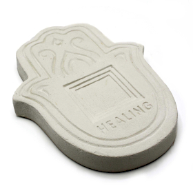 Healing Incense Plate - White Stone