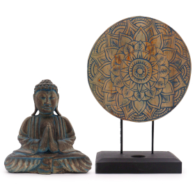 Feng Shui Buddha Solar Wackel Figur Solarfigur Geschenk Spielzeug