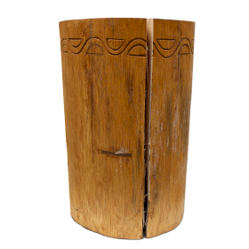 Tribal Stool / Table - Albasia - Natural-Damaged