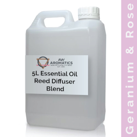 5l Essential Oil Reed Diffuser Blend - Geranium & Rose