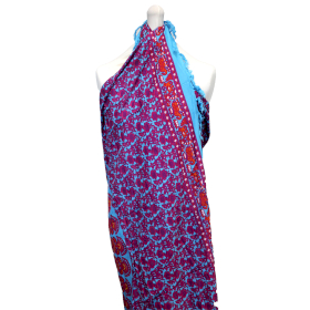 2x Teal Purple Mandala Sarongs