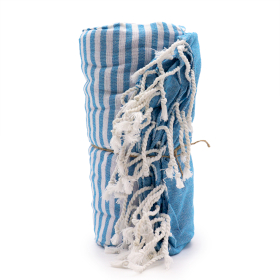 Cotton Pareo Towel - 100x180 cm - Sky Blue
