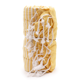 Cotton Pareo Towel - 100x180 cm - Sunny Yellow