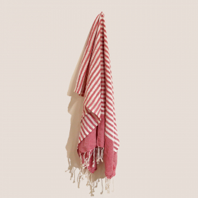 Cotton Pareo Throw - 100x180 cm - Hot Pink