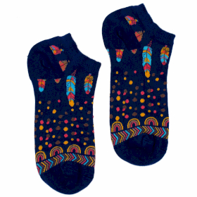 3x S/M Hop Hare Bamboo Socks Low (36-40) - Indian Feathers