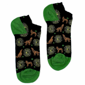 3x S/M Hop Hare Bamboo Socks Low (36-40) - Moonlight Wolfs