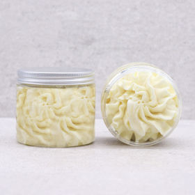 4x Banana Whipped Cream Soap 120g - White Label