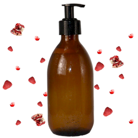 4x White Label Raspberry & Pomegranate Hand & Body Wash 300ml