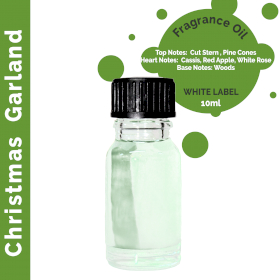 10x Christmas Garland Fragrance Oil 10ml - White Label