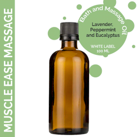 10x Muscle Ease Massage Oil - 100ml - White Label