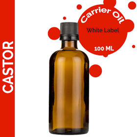 10x Castor Carrier Oil - 100ml - White Label