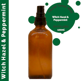 12x Witch Hazel with Peppermint 100ml - Unlabelled