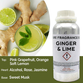 Ginger & Lime Pure Fragrance Oil - 500ml