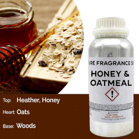 Honey & Oatmeal Pure Fragrance Oil - 500ml