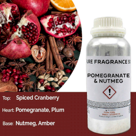 Pomegranate & Nutmeg Pure Fragrance Oil - 500ml